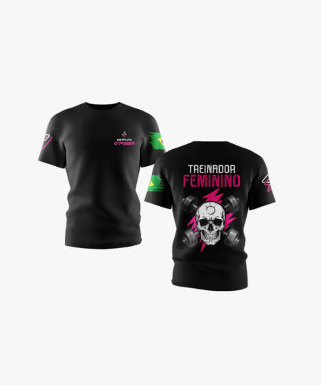 CAMISA TREINADOR FEMININO - PINK FORCE